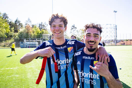 Djurgårdens Philip Rolke och Alexandros Garcia Tsotidis