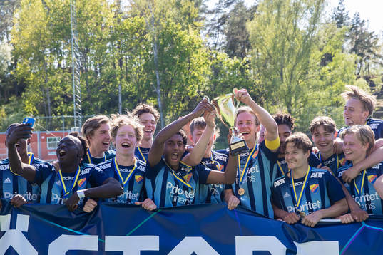 Djurgårdens Kalipha Jawla, Tom Dahlin, Isak Alemayehu