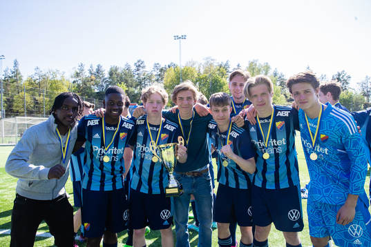 Djurgårdens Jonathan Zeberga, Alieu Atlee Manneh, Tom