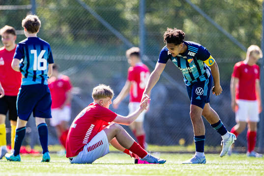 Kalmars Olle Samuelsson och Djurgårdens Gideon Granström