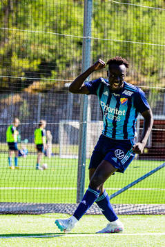 Djurgårdens Kalipha Jawla jublar
