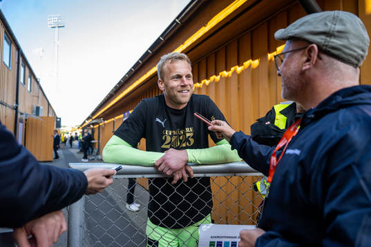 Häckens målvakt Peter Abrahamsson
