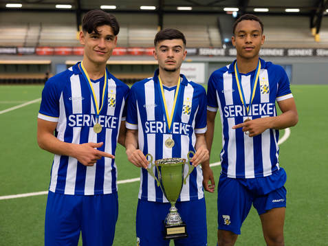 IFK Göteborgs Leon Dusi, Melvin Koliqi och Ben Magnusson