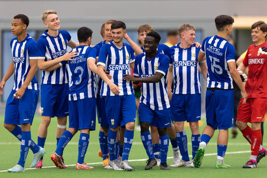 IFK Göteborgs spelare jublar