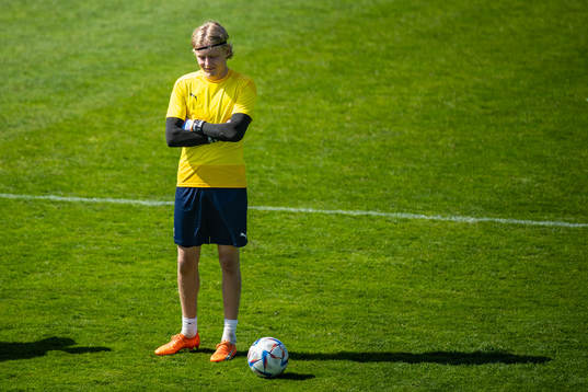 Eskilsminne IFs målvakt Elliot Nilsson