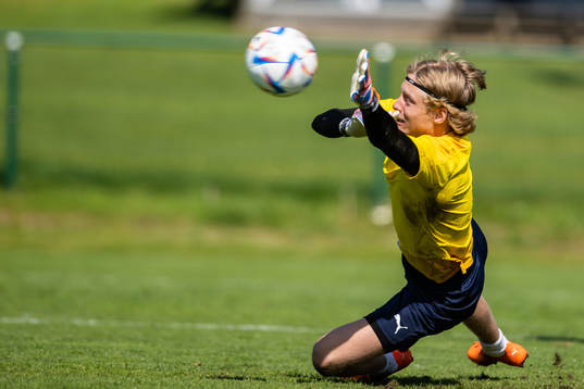 Eskilsminne IFs målvakt Elliot Nilsson