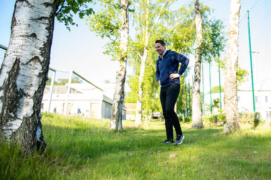 Eskilsminne IFs sportchef Adrian Andersson