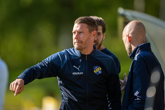 Eskilsminne IFs tränare Patrik Ingelsten