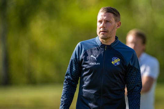 Eskilsminne IFs tränare Patrik Ingelsten