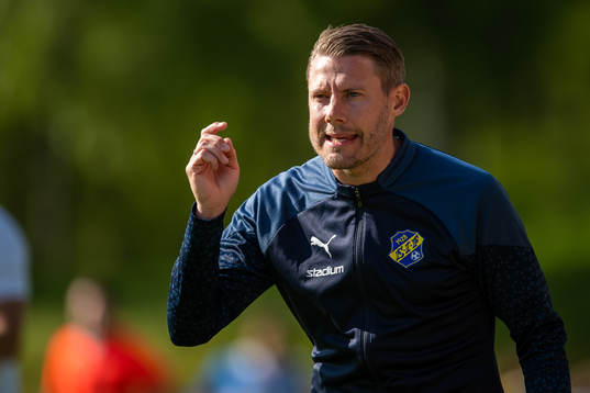 Eskilsminne IFs tränare Patrik Ingelsten