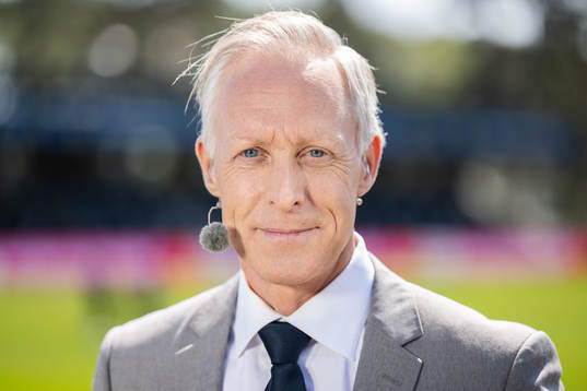 André Pops i SVTs studion
