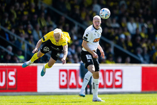 Mjällbys Otto Rosengren och Häckens Valgeir Fridriksson