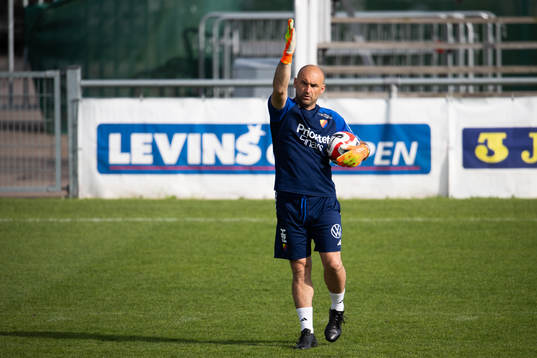 Djurgårdens målvaktstränare Aleksandar Pishovski