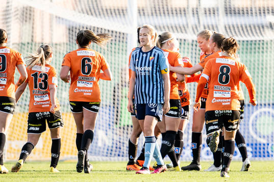 Djurgårdens Sanna Kullberg deppar