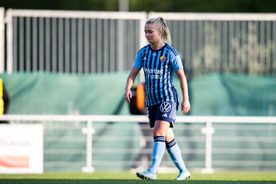 Djurgårdens Tove Almqvist deppar
