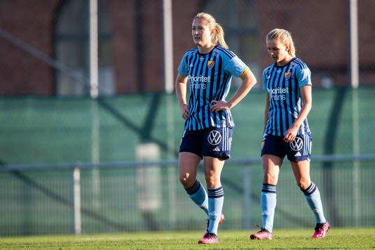 Djurgårdens Sanna Kullberg deppar