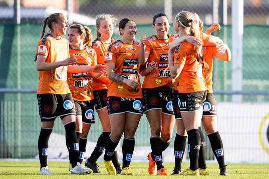Kristianstads Hlin Eiriksdottir jubel