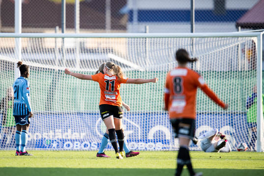 Kristianstads Hlin Eiriksdottir jublar