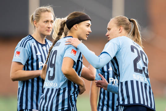 Djurgårdens Lova Lundin och Matilda Plan