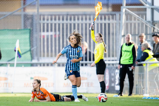 Kristianstads Emmi Alanen och Djurgårdens Tilde Lindwall