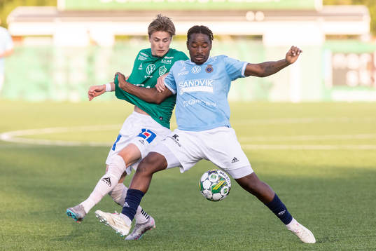 Brages Johan Arvidsson och Gefles York Rafael