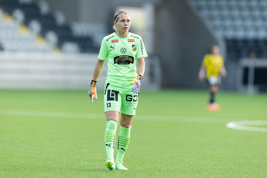 Häckens målvakt Jennifer Falk