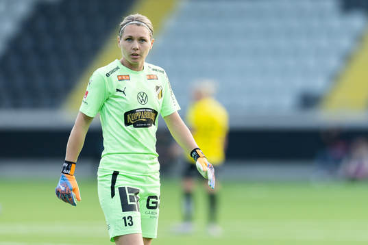 Häckens målvakt Jennifer Falk