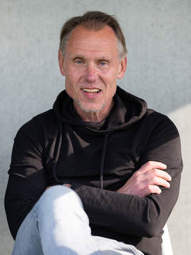 Linköpings tränare Andree Jeglertz innan fotbollsmatchen