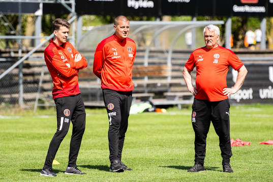 Hittarp IKs tränare Mikael Wickander, assisterande
