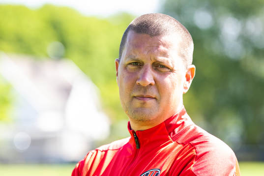 Hittarp IKs tränare Mikael Wickander