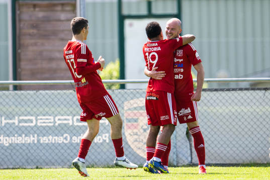 Nässjö FFs Milos Mladenovic jublar