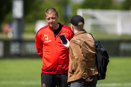 Hittarp IKs tränare Mikael Wickander