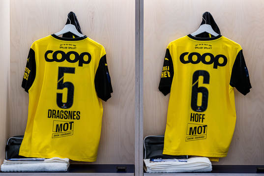 The shirt of Vetle Winger Dragsnes and Vebjørn Hoff of