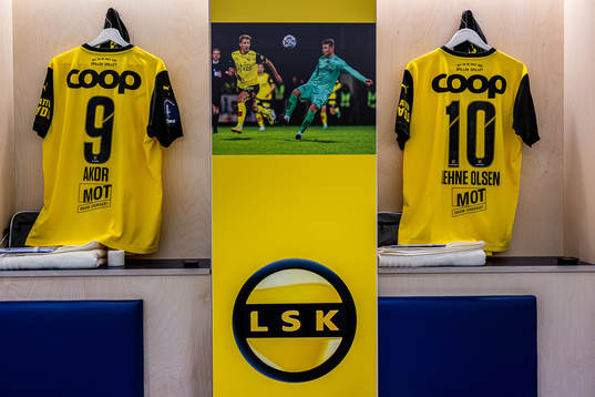 The shirt of Akor Adams and Thomas Lehne Olsen of