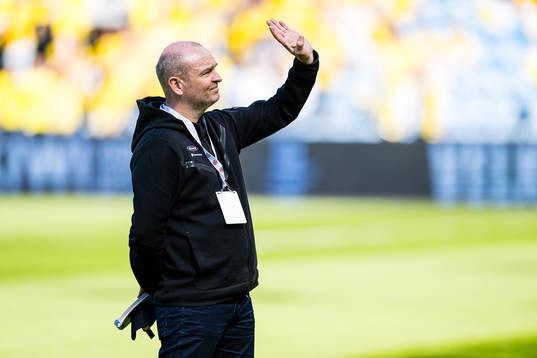 Jimmi Nagel Jacobsen, sports director of Brann, arrives