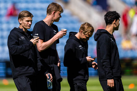 David Møller Wolfe of Brann arrives