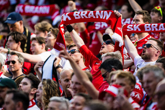 Spectators in the stands