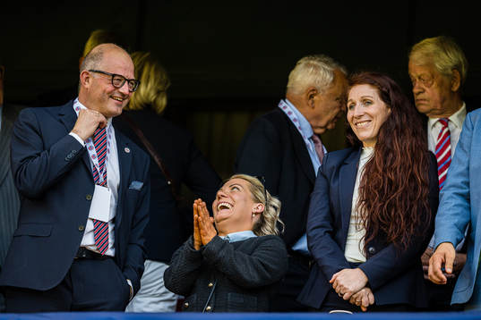 Karl-Petter Løken, general secretary, Sandra Borch,