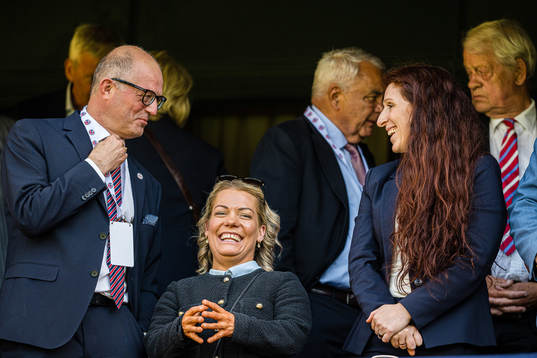 Karl-Petter Løken, general secretary, Sandra Borch,