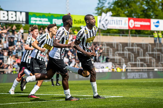 Landskronas Ousmane Diawara jublar