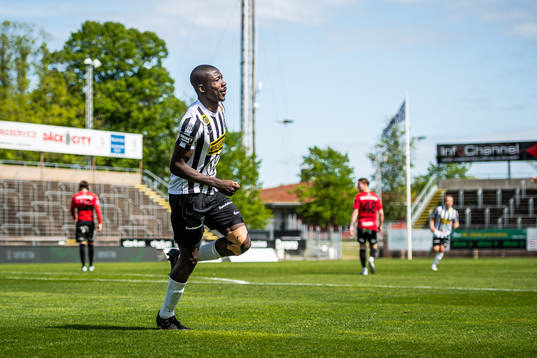 Landskronas Ousmane Diawara jublar