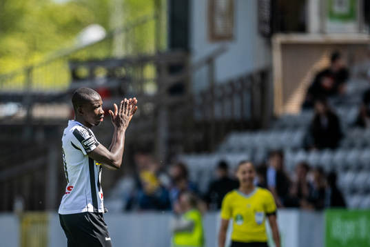 Landskronas Ousmane Diawara tackar publiken
