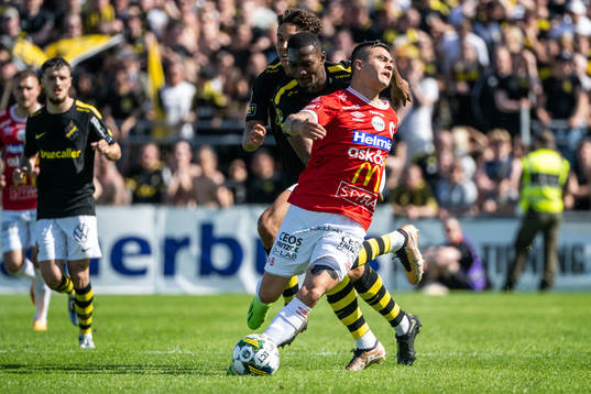AIKs Aboubakar Keita och Degerfors Diego De Jesus Campos