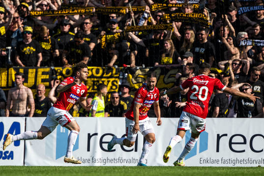 Degerfors Justin Salmon jublar