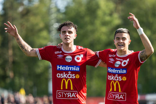 Degerfors Justin Salmon och Diego De Jesus Campos