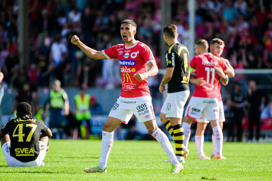 Degerfors Elyas Bouzaiene jublar