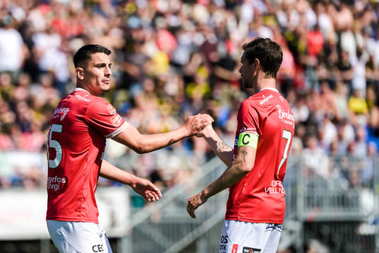 Degerfors Seid Korac och Sebastian Ohlsson