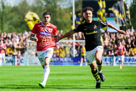 Degerfors Diego De Jesus Campos Ballestero och AIKs Robin