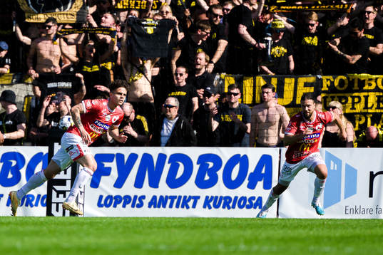 Degerfors Justin Salmon jublar