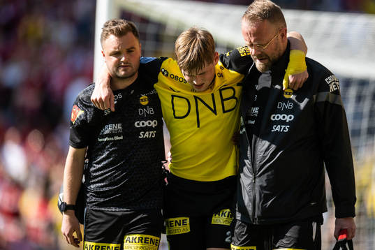Lars Mogstad Ranger of Lillestrøm in pain